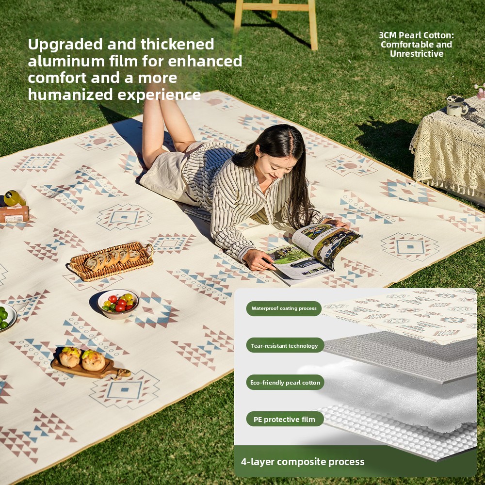 Outdoor Camping Rugs - Утолщённый водонепроницаемый и грязеотталкивающий коврик для