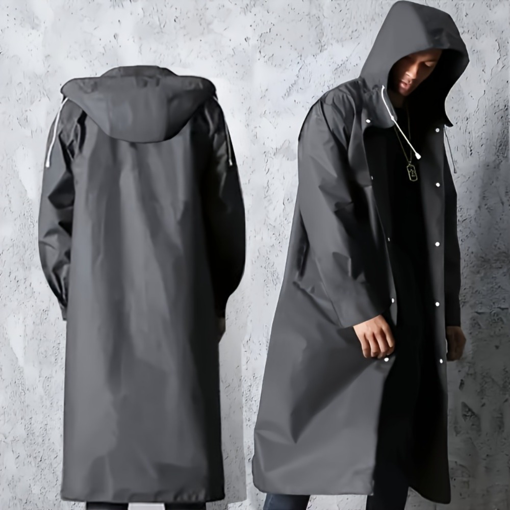 Camping Rain Poncho - Дождевик унисекс для взрослых-водонепроницаемый дождевик с