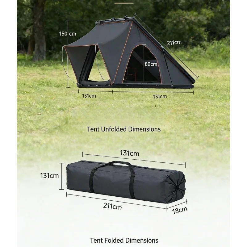Outdoor Camping Van Tent - Хит продаж: Алюминиевая жесткая палатка на