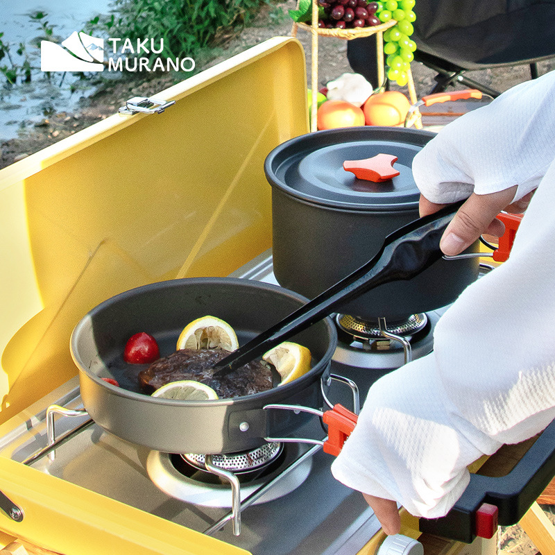 Набор походной посуды для приг – обзор и цена Outdoor Camping Dining Set