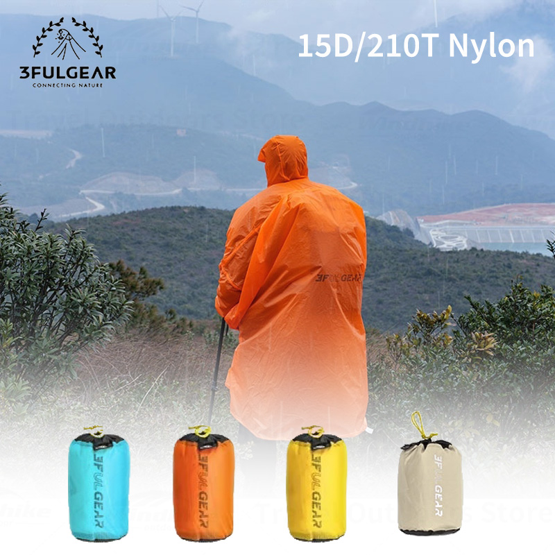 3F UL GEAR 2026 Ультралегкий д – обзор и цена Camping Rain Poncho