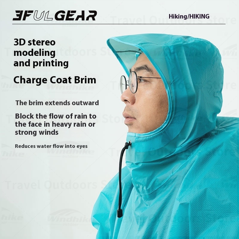 3F UL GEAR 2026 Ультралегкий д – обзор и цена Camping Rain Poncho