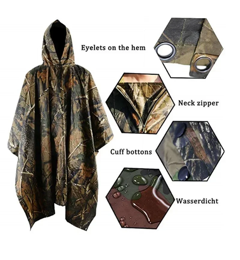 Многофункциональный плащ 3 в 1 – обзор и цена Camping Rain Poncho