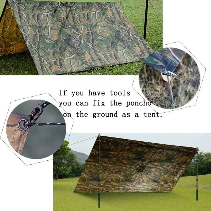 Многофункциональный плащ 3 в 1 – обзор и цена Camping Rain Poncho